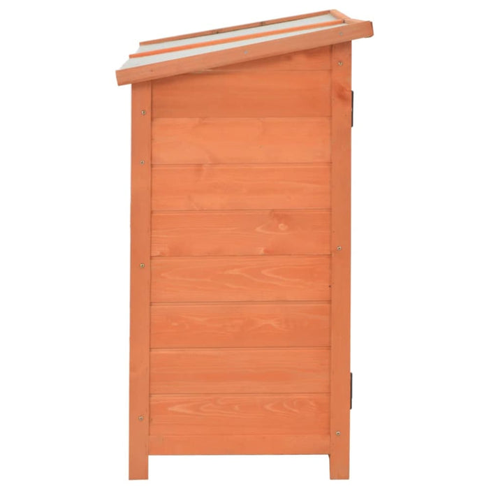 Garden Storage Shed 120x50x91 Cm Wood Oiblpb