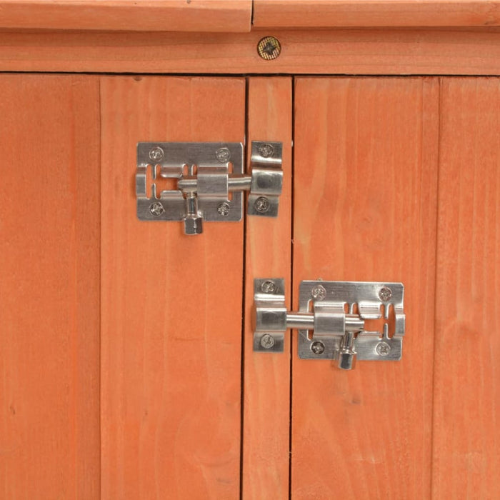 Garden Storage Shed 120x50x91 Cm Wood Oiblpb