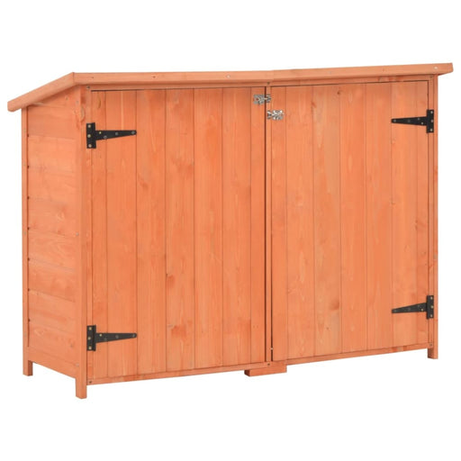 Garden Storage Shed 120x50x91 Cm Wood Oiblpb