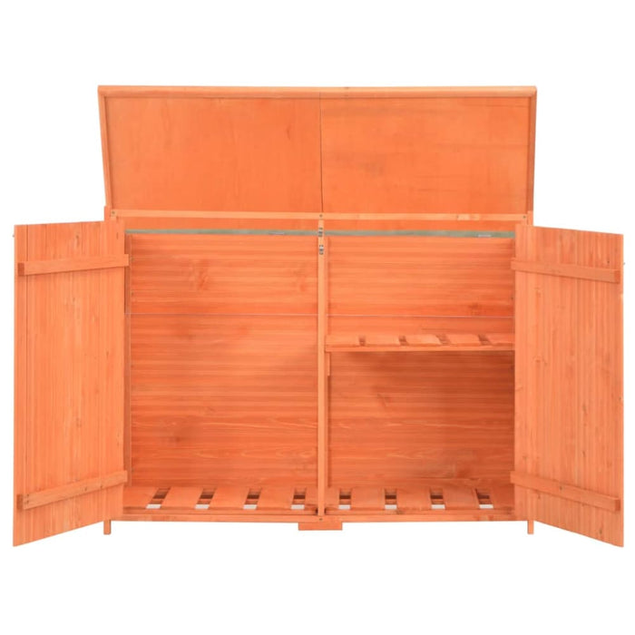 Garden Storage Shed 120x50x91 Cm Wood Oiblpb