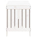 Garden Storage Box White 108x42.5x54 Cm Solid Wood Pine