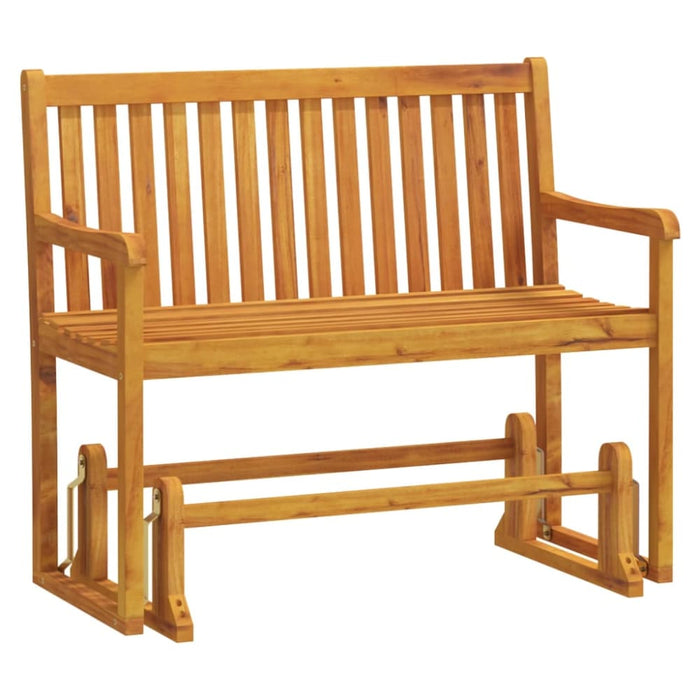Garden Swing Bench 110 Cm Solid Acacia Wood Tollbn