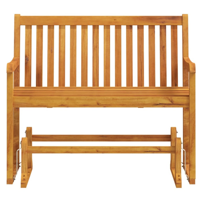 Garden Swing Bench 110 Cm Solid Acacia Wood Tollbn