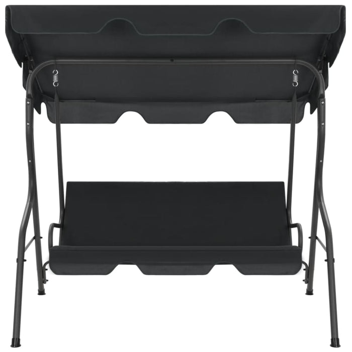 Garden Swing Bench Anthracite 170x110x153 Cm Aptpx