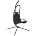Garden Swing Chair with Cushion Dark Grey Oxford