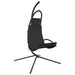 Garden Swing Chair with Cushion Dark Grey Oxford