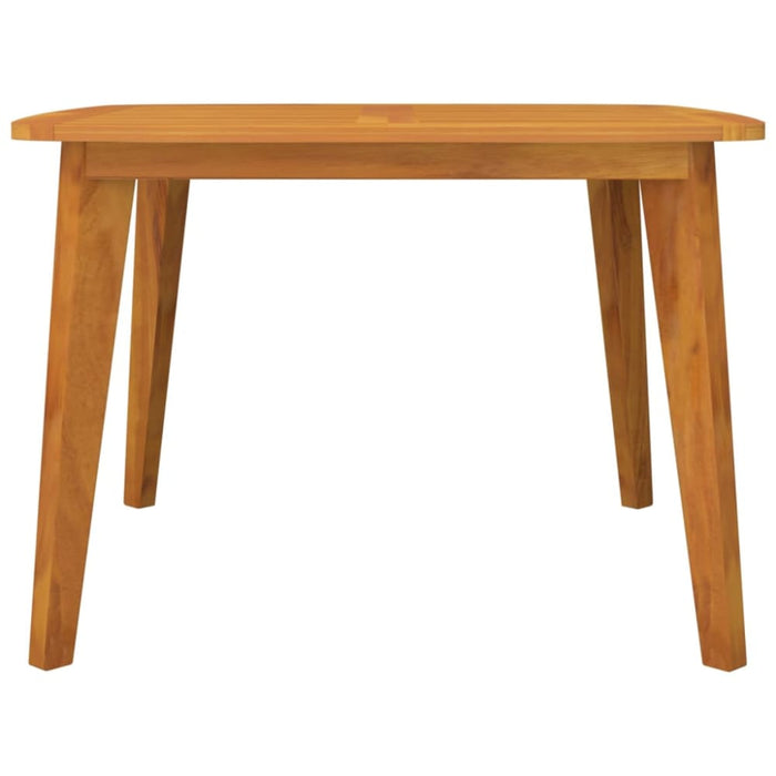 Garden Table 110x110x75 Cm Solid Wood Acacia Tobtbx
