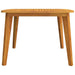 Garden Table 110x110x75 Cm Solid Wood Acacia Tobtbx