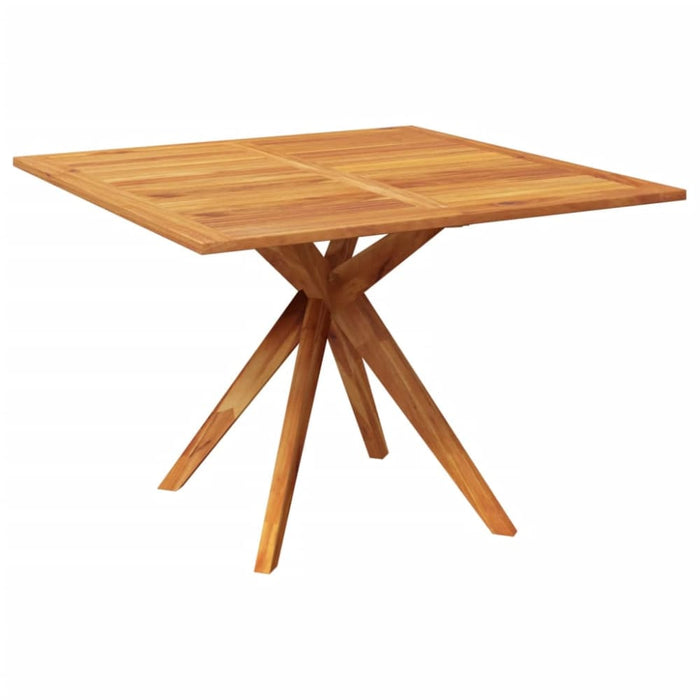 Garden Table 110x110x75 Cm Solid Wood Acacia Tolxpi