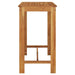 Garden Bar Table 120x60x105 Cm Solid Wood Acacia Tokibo