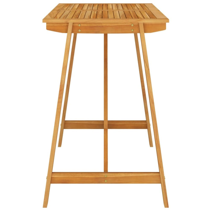 Garden Bar Table 140x70x104 Cm Solid Acacia Wood Toxabk