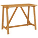 Garden Bar Table 140x70x104 Cm Solid Acacia Wood Toxabk