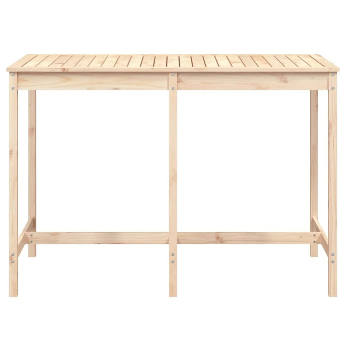 Garden Table 159.5x82.5x110 Cm Solid Wood Pine Nxabkp