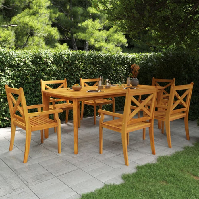 Garden Table 200x100x75 Cm Solid Wood Acacia Tobtba