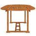 Garden Table 200x100x75 Cm Solid Wood Eucalyptus Tolbln