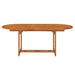 Garden Table 200x100x75 Cm Solid Wood Eucalyptus Tolbln