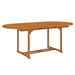 Garden Table 200x100x75 Cm Solid Wood Eucalyptus Tolbln