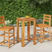 Garden Bar Table 60x60x105 Cm Solid Wood Acacia Tokibb