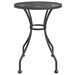 Garden Table ø60x72 Cm Expanded Metal Mesh Anthracite Toitax