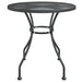 Garden Table ø80x72 Cm Expanded Metal Mesh Anthracite Toitat
