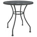 Garden Table ø80x72 Cm Expanded Metal Mesh Anthracite Toitat