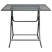 Garden Table 80x80x72 Cm Expanded Metal Mesh Anthracite
