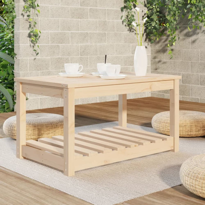 Garden Table 82.5x50.5x45 Cm Solid Wood Pine Nxaota