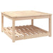 Garden Table 82.5x82.5x45 Cm Solid Wood Pine Nxaoao