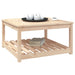 Garden Table 82.5x82.5x45 Cm Solid Wood Pine Nxaoao