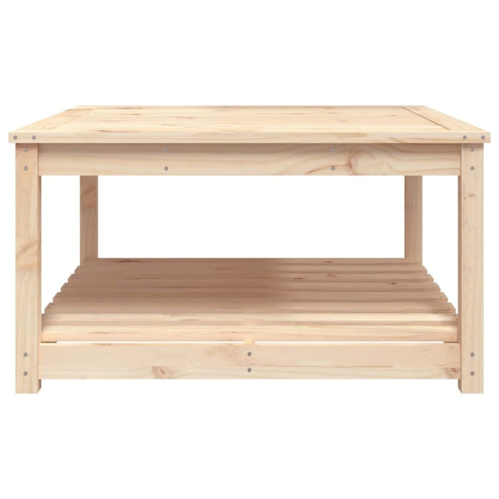 Garden Table 82.5x82.5x45 Cm Solid Wood Pine Nxaoao