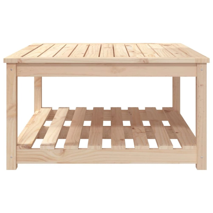 Garden Table 82.5x82.5x45 Cm Solid Wood Pine Nxaoao