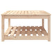 Garden Table 82.5x82.5x45 Cm Solid Wood Pine Nxaoao