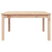 Garden Table 82.5x82.5x45 Cm Solid Wood Pine Nxaoxb