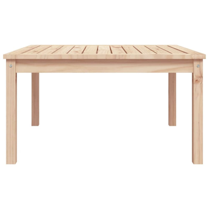 Garden Table 82.5x82.5x45 Cm Solid Wood Pine Nxaoxb
