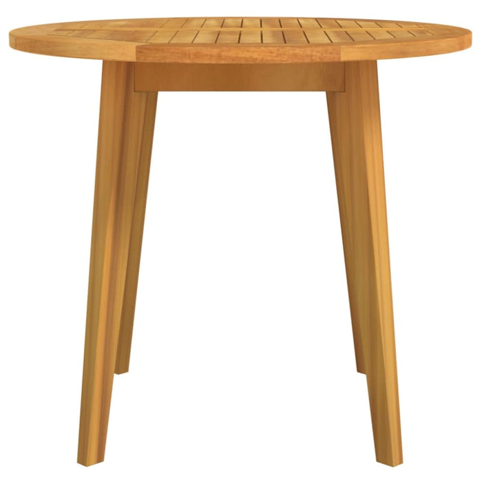 Garden Table ø85x75 Cm Solid Wood Acacia Tobxkk