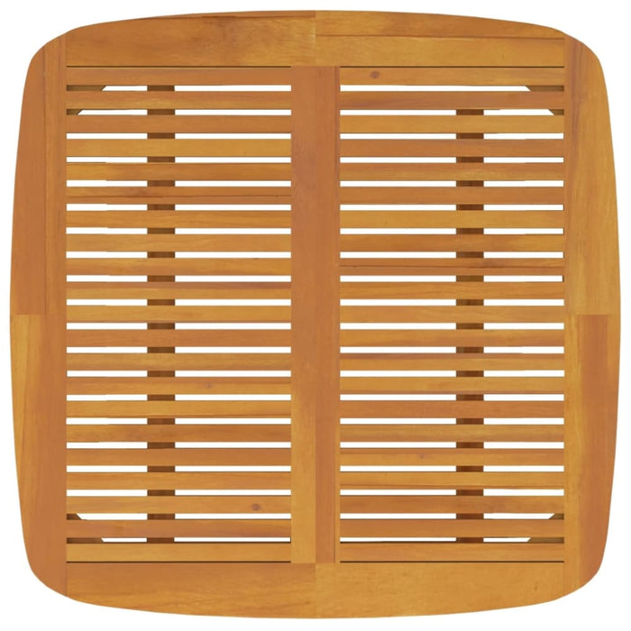 Garden Table 85x85x75 Cm Solid Wood Acacia Tobtbb