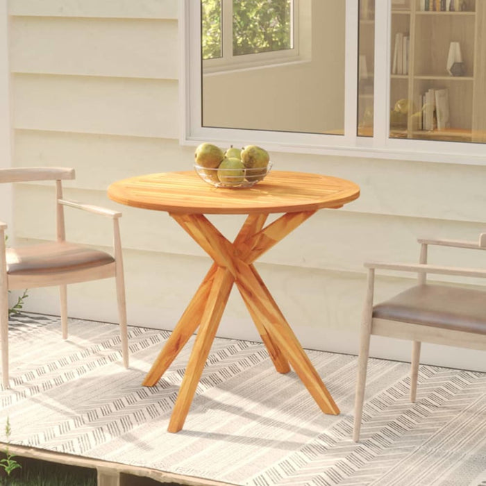 Garden Table 85x85x75 Cm Solid Wood Acacia Tolxpa