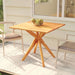Garden Table 85x85x75 Cm Solid Wood Acacia Tolxpl