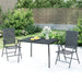 Garden Table Anthracite 110x80x72 Cm Steel Mesh Tlxitt