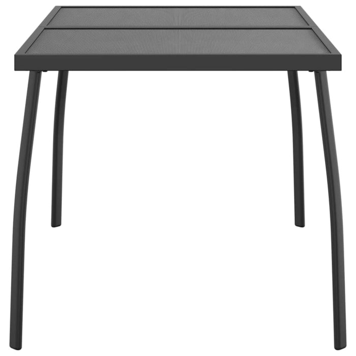 Garden Table Anthracite 110x80x72 Cm Steel Mesh Tlxitt