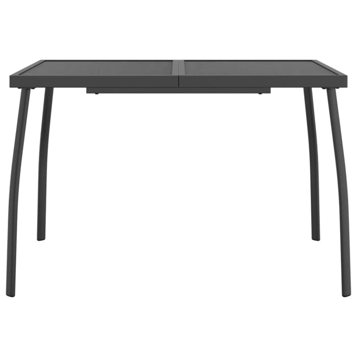 Garden Table Anthracite 110x80x72 Cm Steel Mesh Tlxitt
