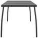 Garden Table Anthracite 165x80x72 Cm Steel Mesh Tlxita