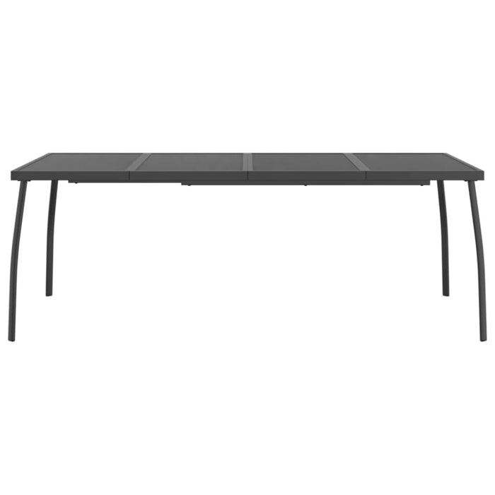 Garden Table Anthracite 200x100x72 Cm Steel Mesh Tlxitp