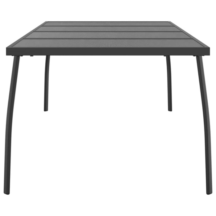 Garden Table Anthracite 200x100x72 Cm Steel Mesh Tlxitp
