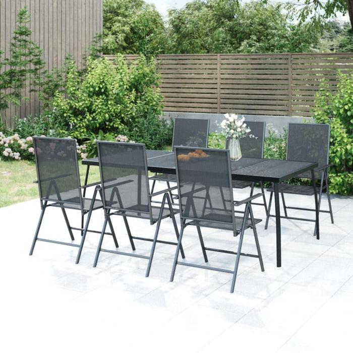 Garden Table Anthracite 200x100x72 Cm Steel Mesh Tlxitp