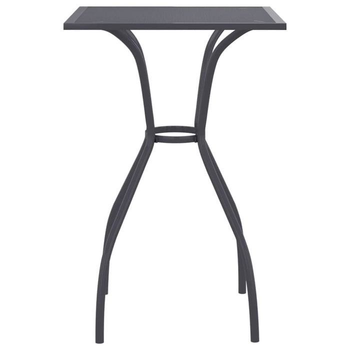 Garden Table Anthracite 50x50x72 Cm Steel Mesh Tlxitb