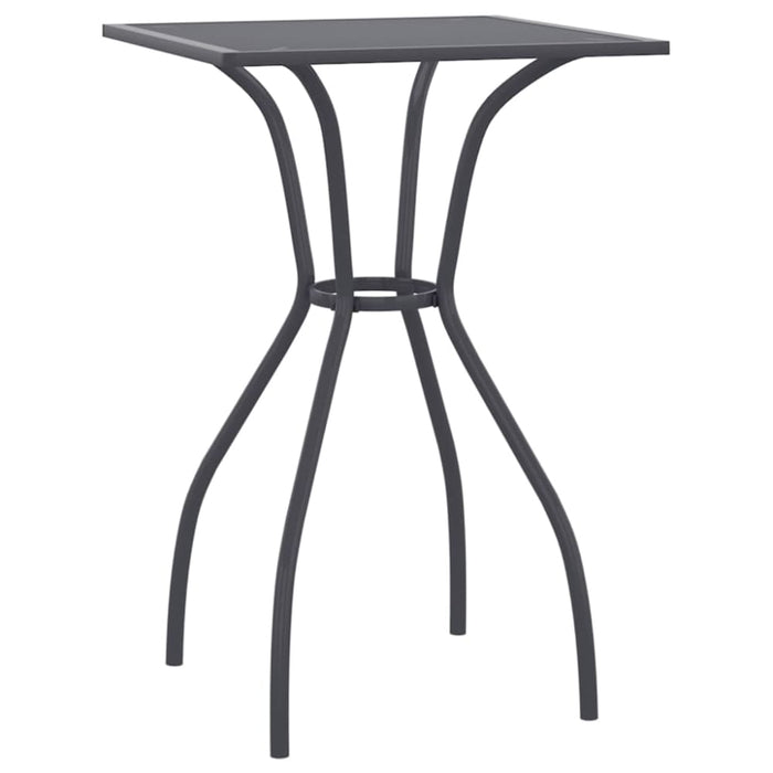 Garden Table Anthracite 50x50x72 Cm Steel Mesh Tlxitb