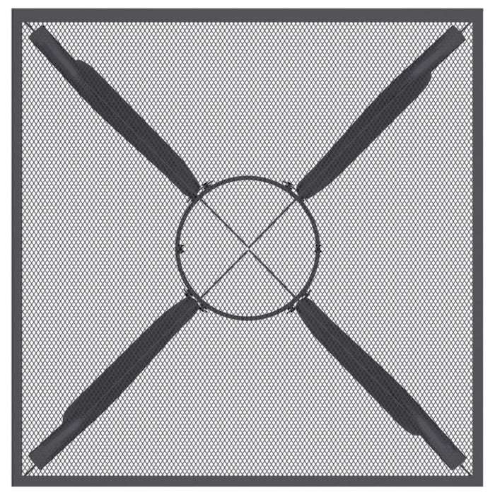 Garden Table Anthracite 50x50x72 Cm Steel Mesh Tlxitb
