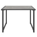 Garden Table Anthracite 55x40x37 Cm Steel Tppnxo
