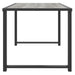 Garden Table Anthracite 55x40x37 Cm Steel Tppnxo